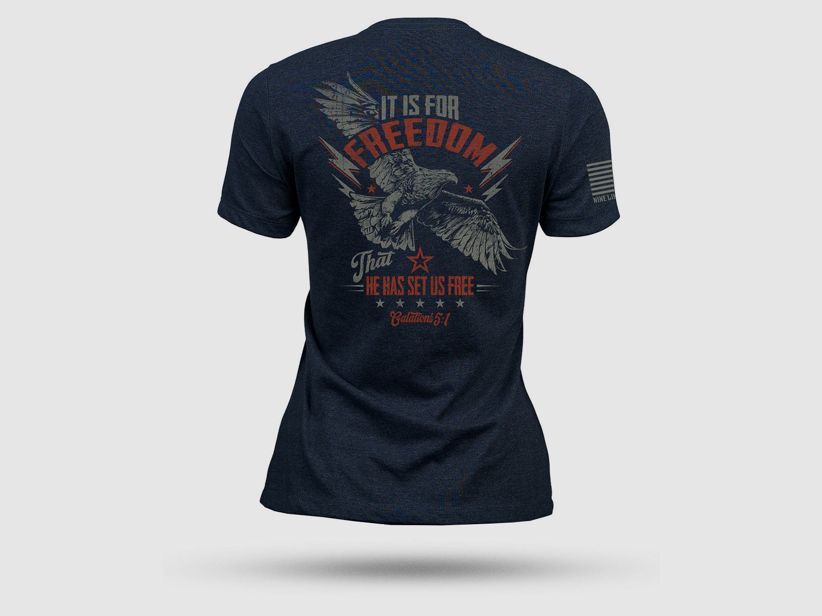 Women's T-Shirt HE HAS SET US FREE, image 1 of 5