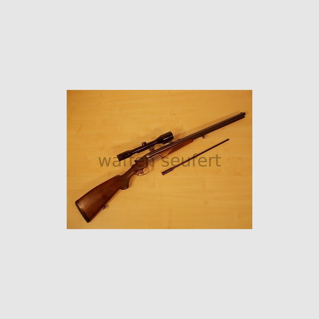 Fortuna Suhl Drilling Zeiss 6x42 SEM canna estraibile Krieghoff 22WM