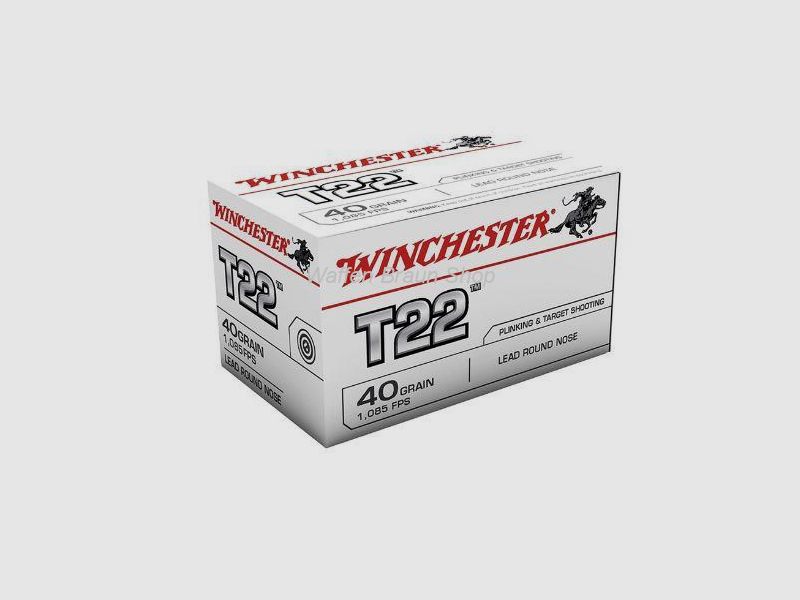 Winchester 22LR,T22,40gr,LEAD ROUND NOSE, 50 Stück