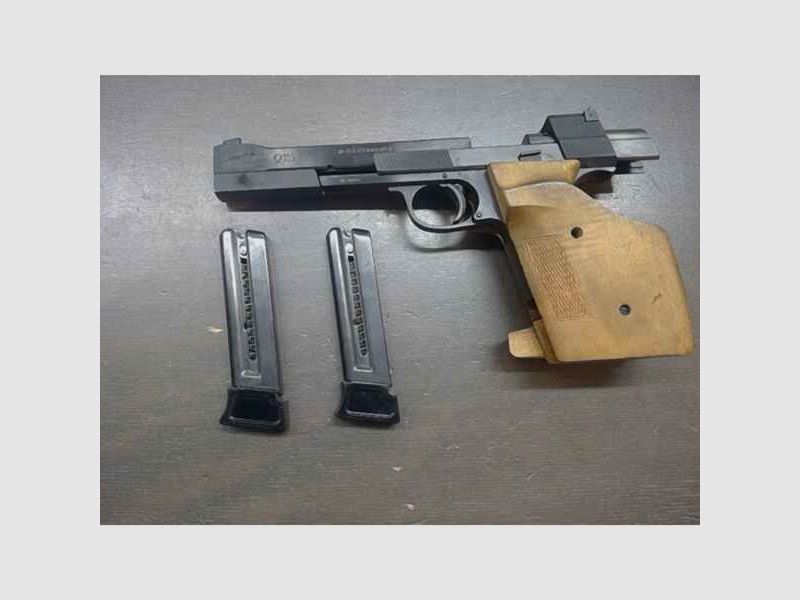Pistole Hämmerli Mod.215 im Kaliber 22lr gebraucht