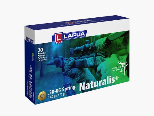 Lapua .30-06 Naturalis 11,0g/ - 170gr (a20)