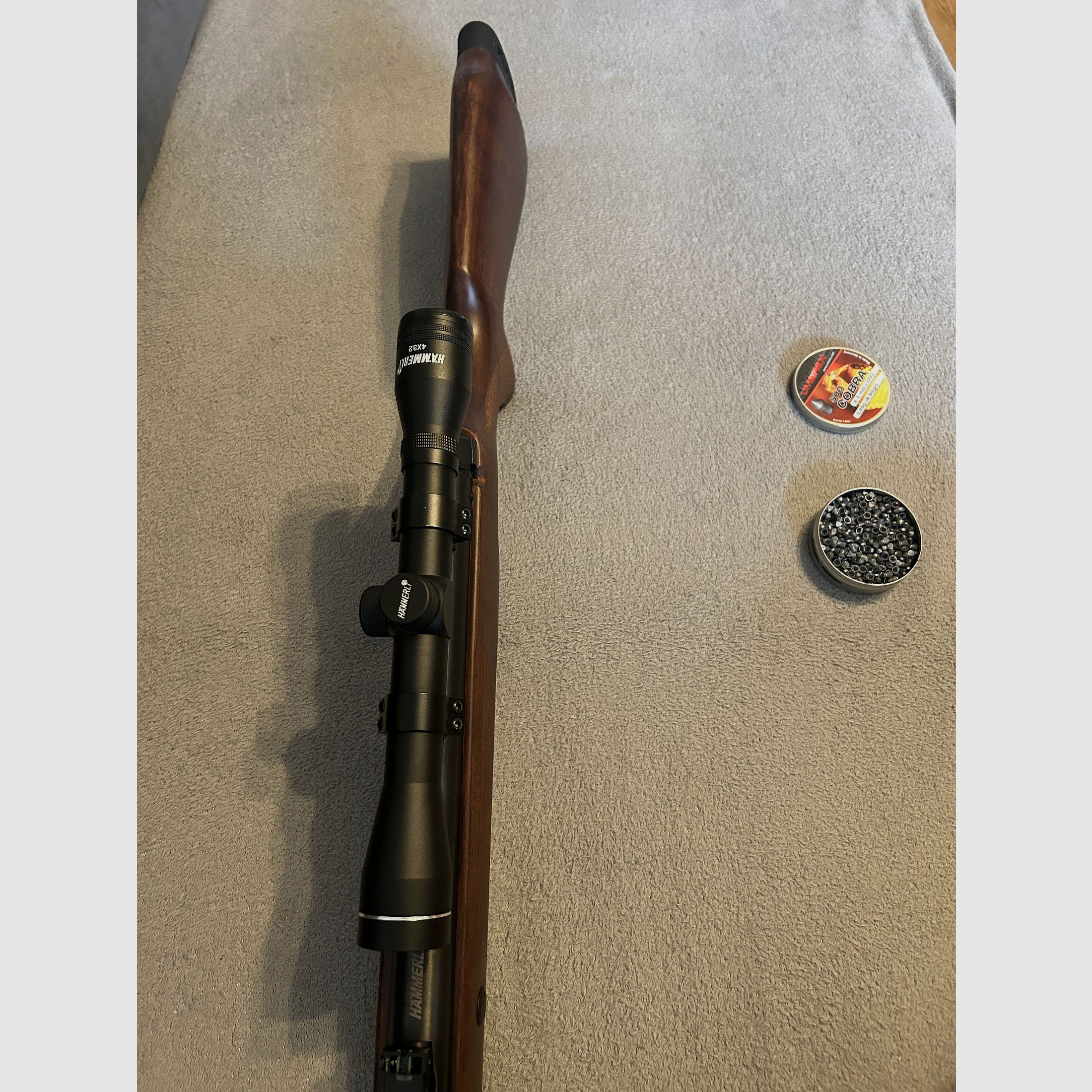 Hämmerli Hunter Force 600 4,5 MM mit Munition Und Zielfernrohr  VB