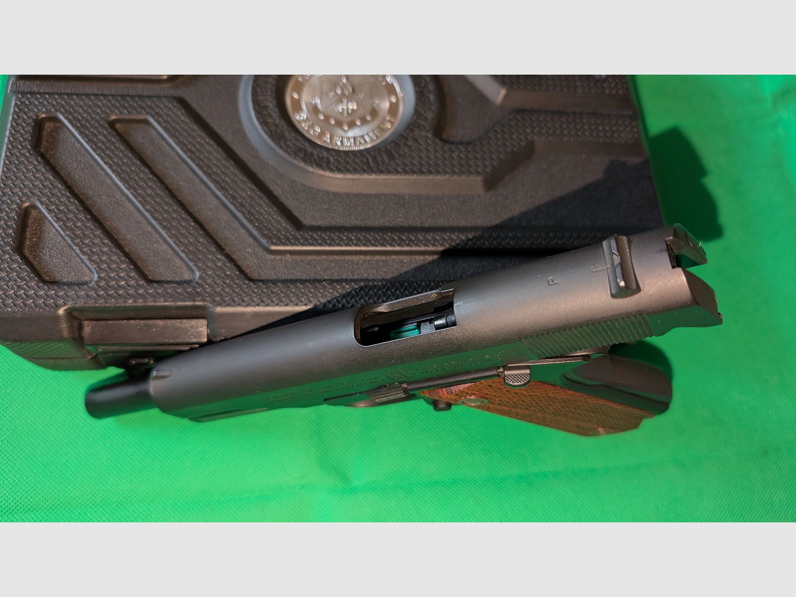 G&G GPM1911 Vollmetall GBB 6mm BB Airsoftpistole, Colt 1911, inkl. Pistolenkoffer, versandkostenfrei in D