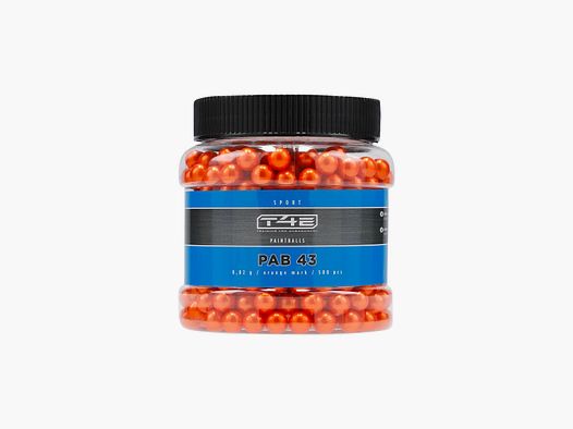 T4E kleurkogels PAB 43 Sport kaliber .43 - 500 stuks oranje