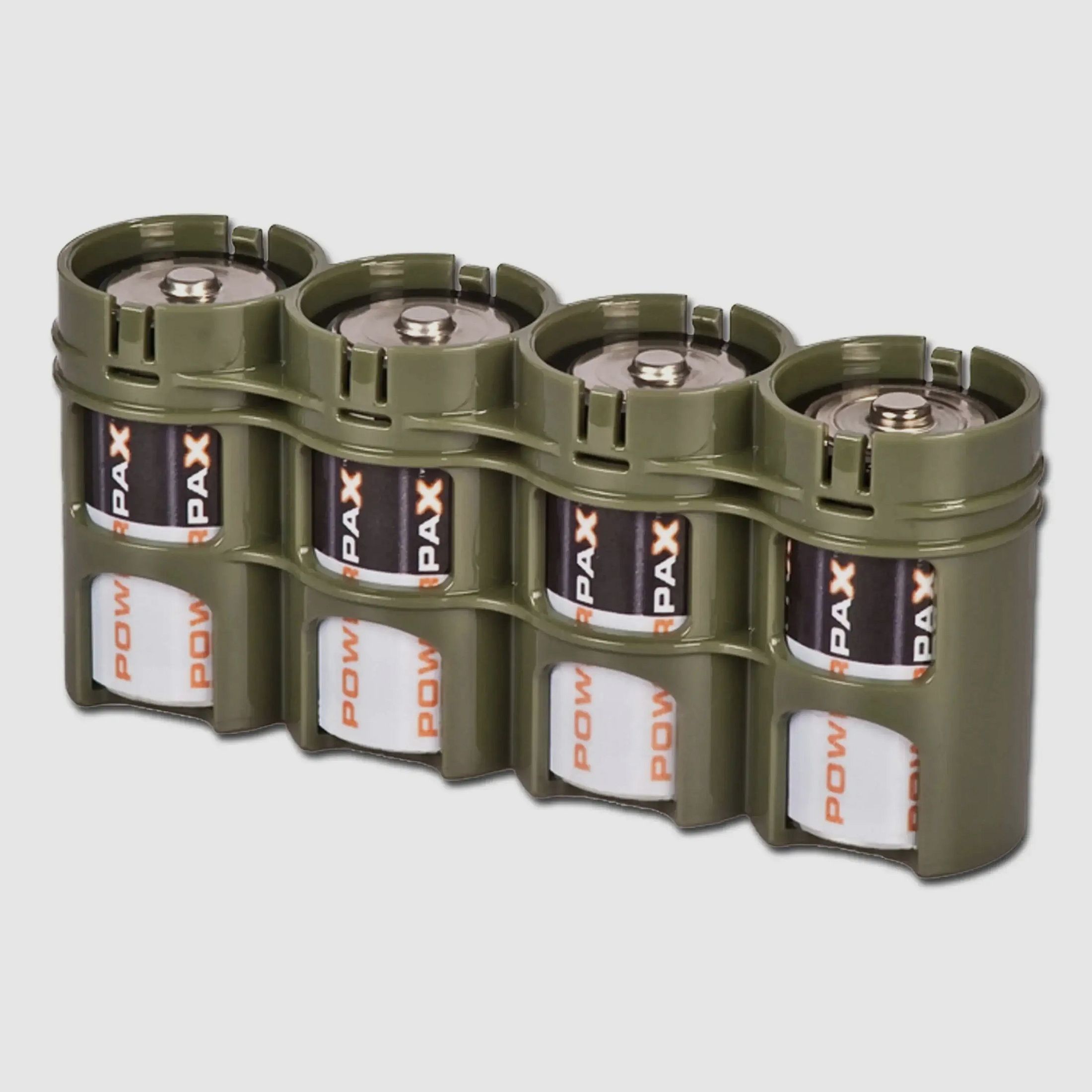 Fritzsch batterijhouder Powerpax 4 x D4 olijf