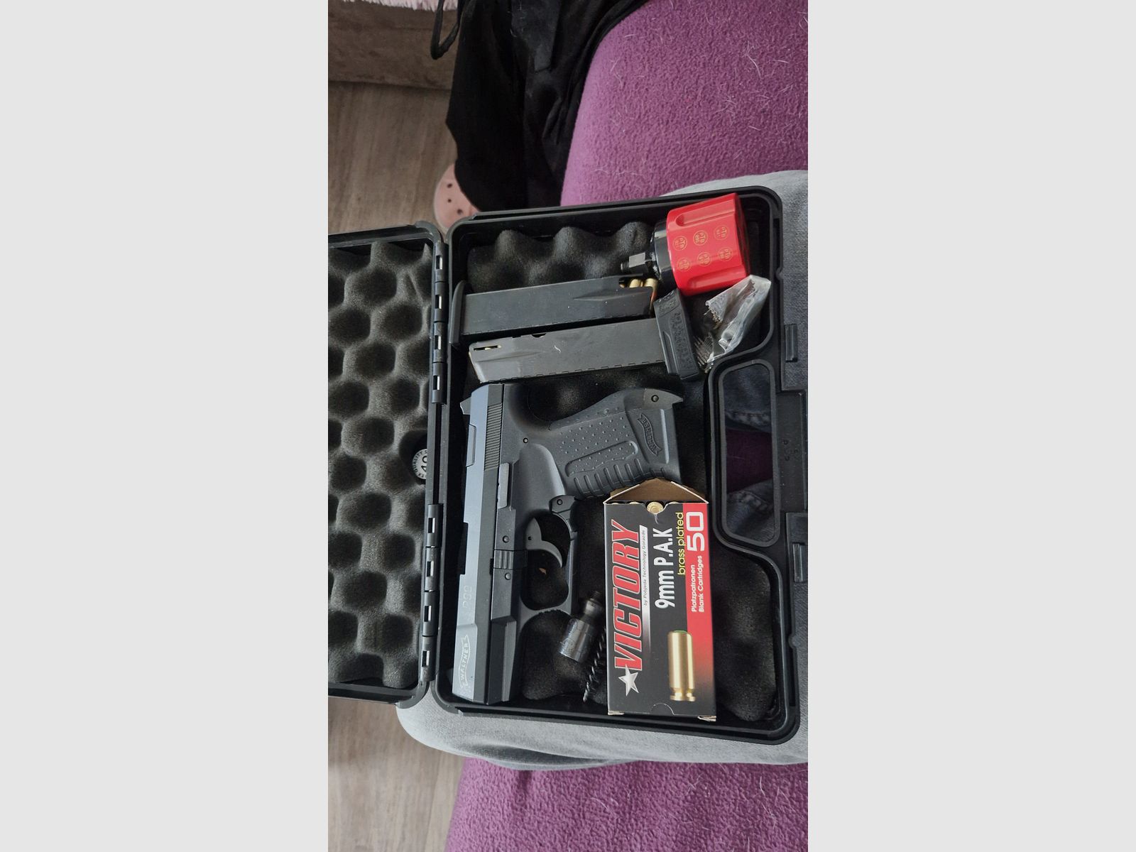 Walther P99 blank firing