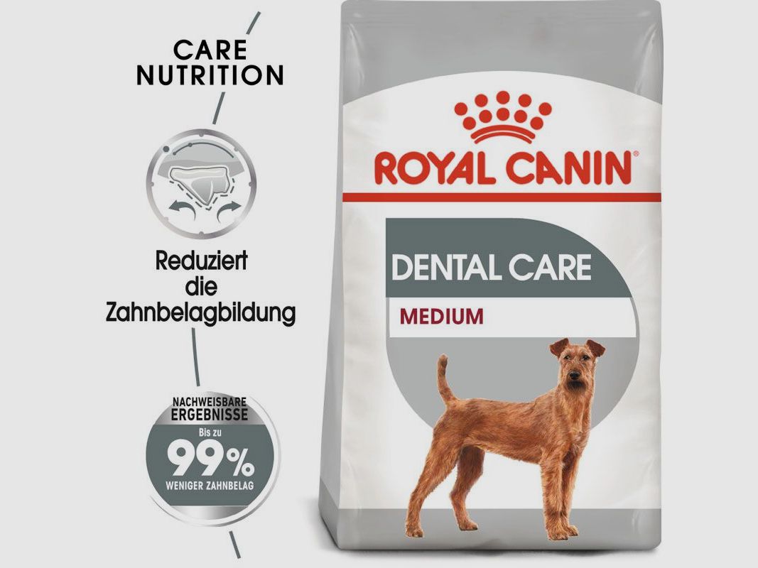 ROYAL CANIN Mittelgroße Hunde Trockenfutter Dental Care Medium für empfindliche Zähne 10 Kg