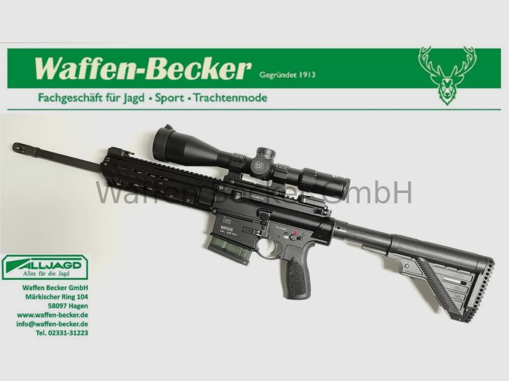 Heckler & Koch MR308 A3 Slim Line H-Key, 16,5"-Lauf, kurzer Handschutz, schwarz