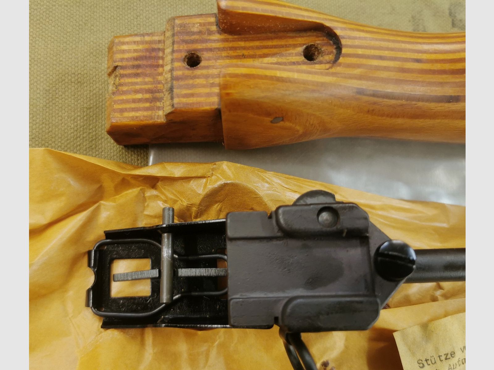 AK 47 Klappschaft Ganzstahl, NVA MPi Klappschaft 