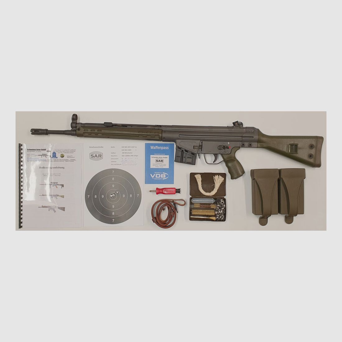 Schwaben Arms GmbH Selbstladebüchse SAR M41 SPORTMATCH MF3 G3KT Kaliber 308win. - MADE IN GERMANY - ähnlich HK41/G3