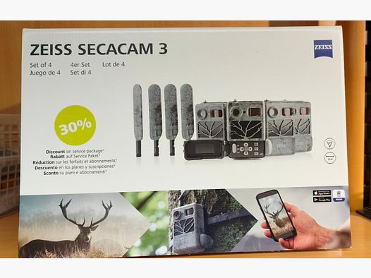 Zeiss Secacam 3 Bundle im 4 er Set ! Neu und OVP