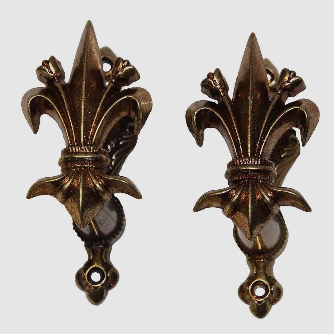 Juego de soporte de pared Lirio Oro