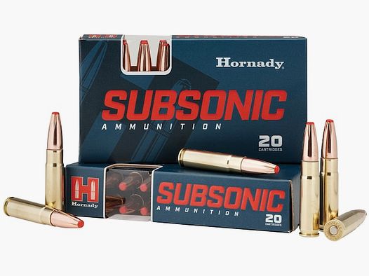 Hornady Subsonic 7.62x39 255GR Sub-X 20 cartridges