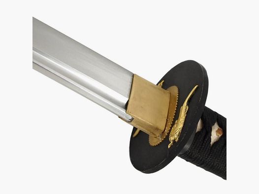 DerShogun Katana-Samuraischwert 1045 Carbonstahl matt schwarz