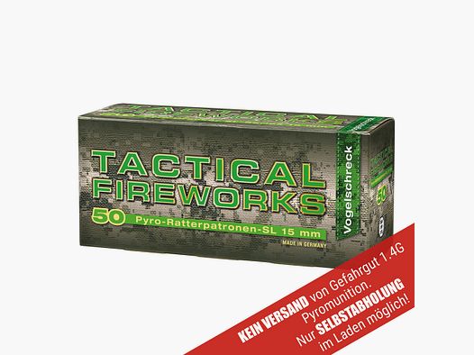 UMAREX Tactical Fireworks Ratterpatr. 15mm / Vogelschreck 50tlg.