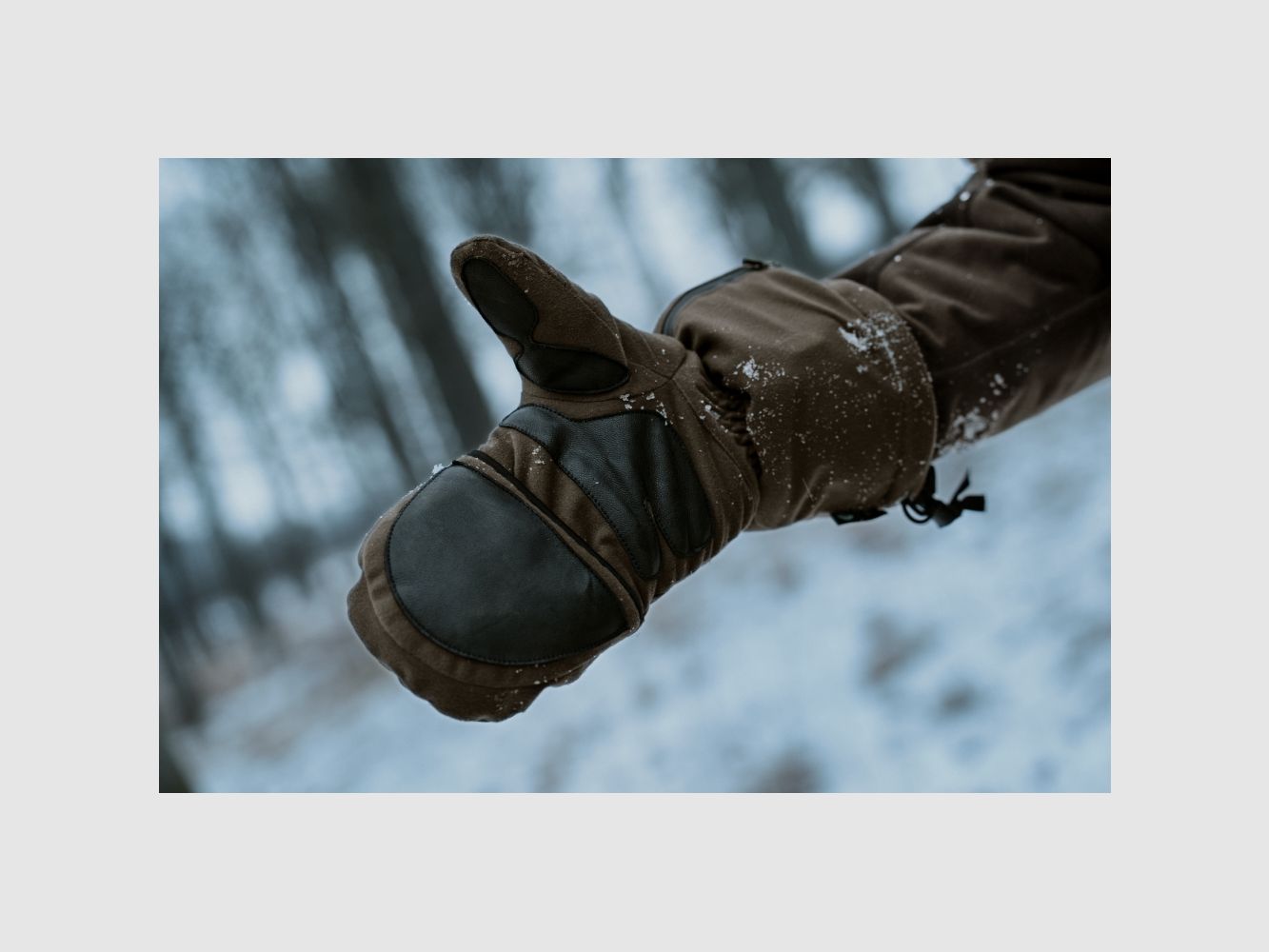 Heizhandschuhe HÄRKILA HEAT HSP Fold-Back Mittens / Hunting Green, Bild 7 von 9