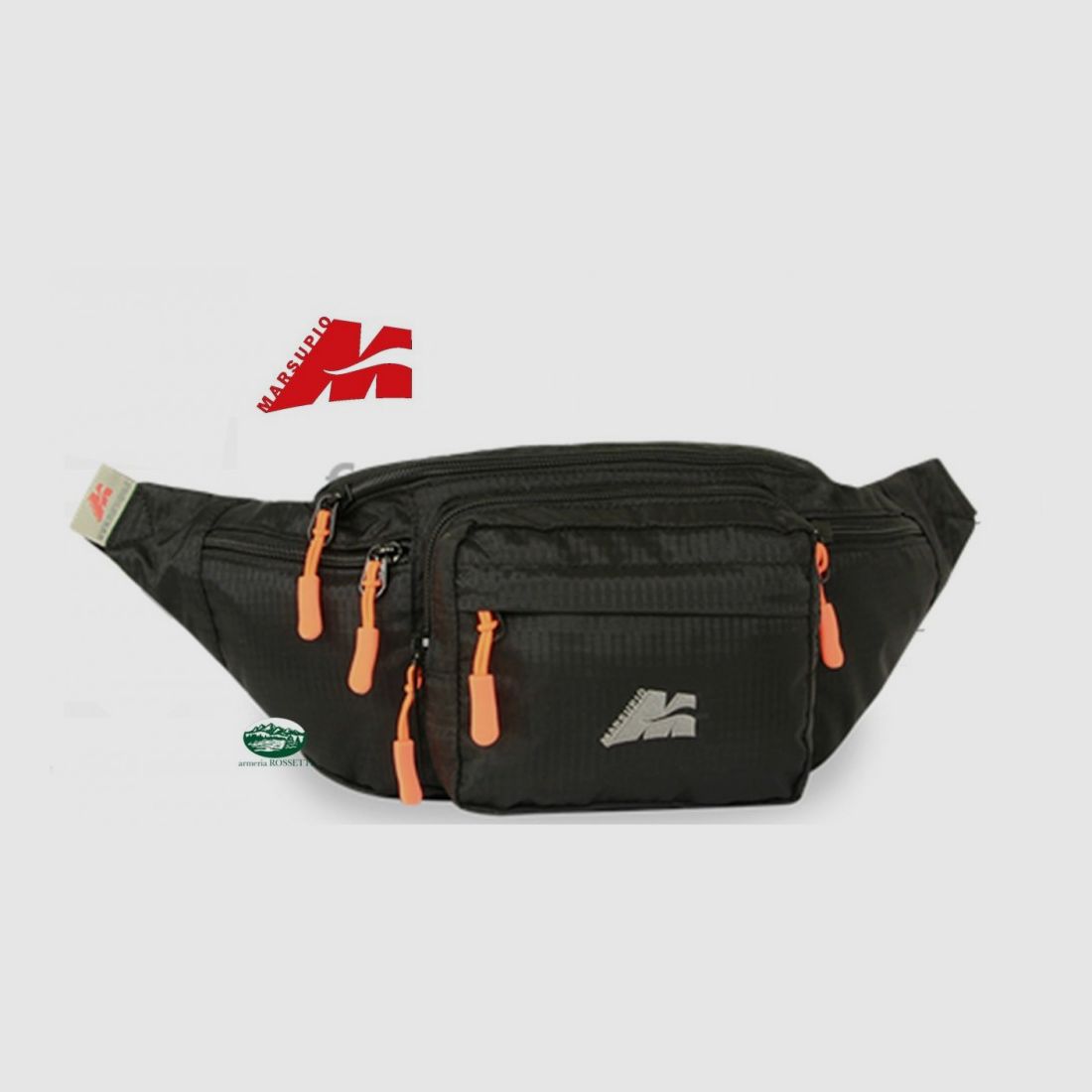 MARSUPIO Como Multi-Pocket Waist Bag Black