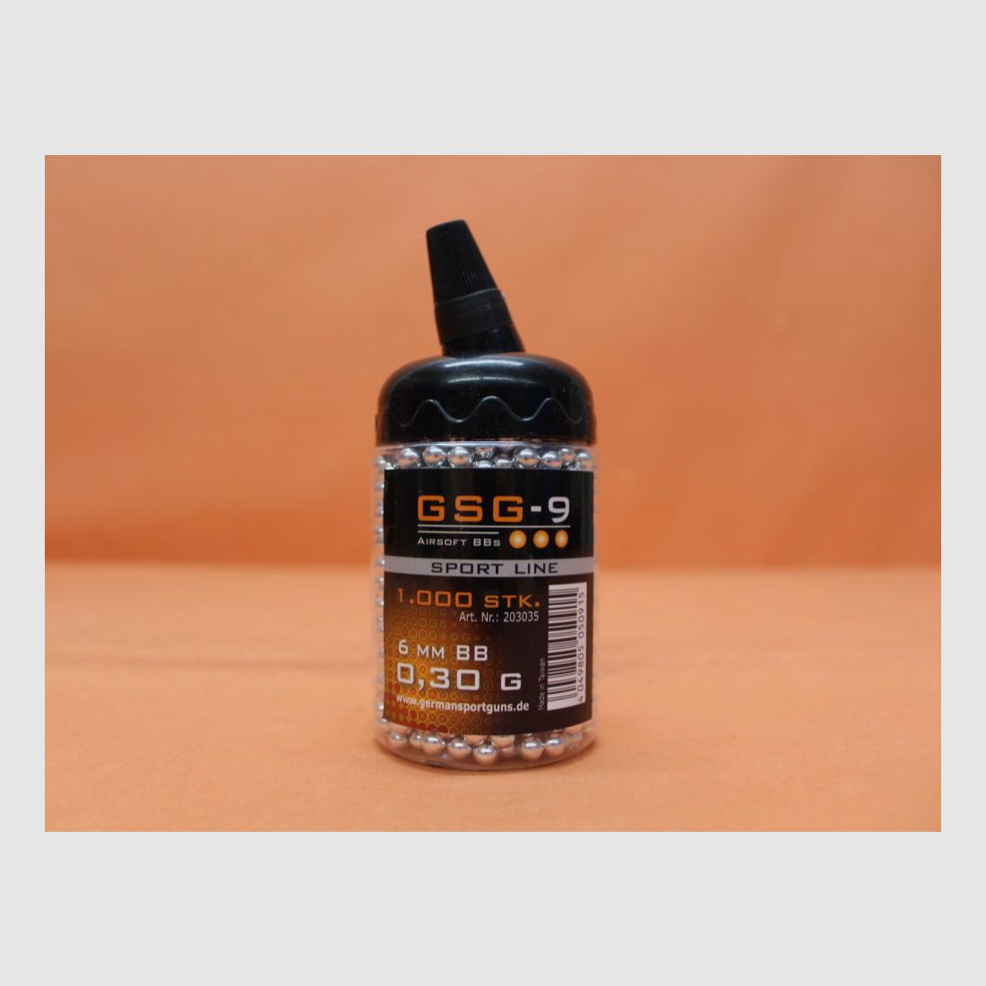 GSG German Sport Guns GSG-9 Sport Line 6mmBB 0.30g Alu (203035) VE 1000 pieces (bottle)