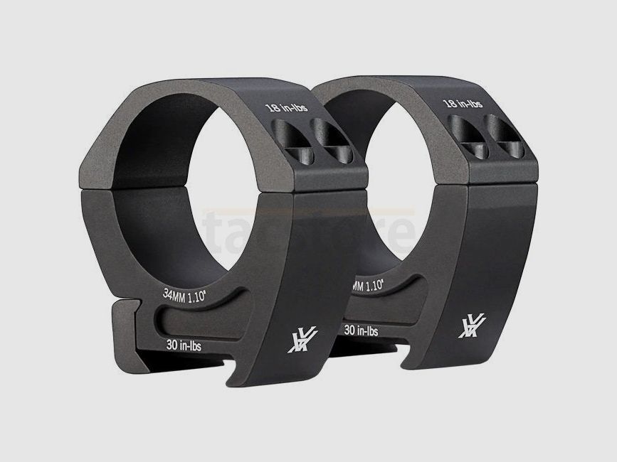 Vortex Optics Pro 34mm Riflescope Rings - Medium