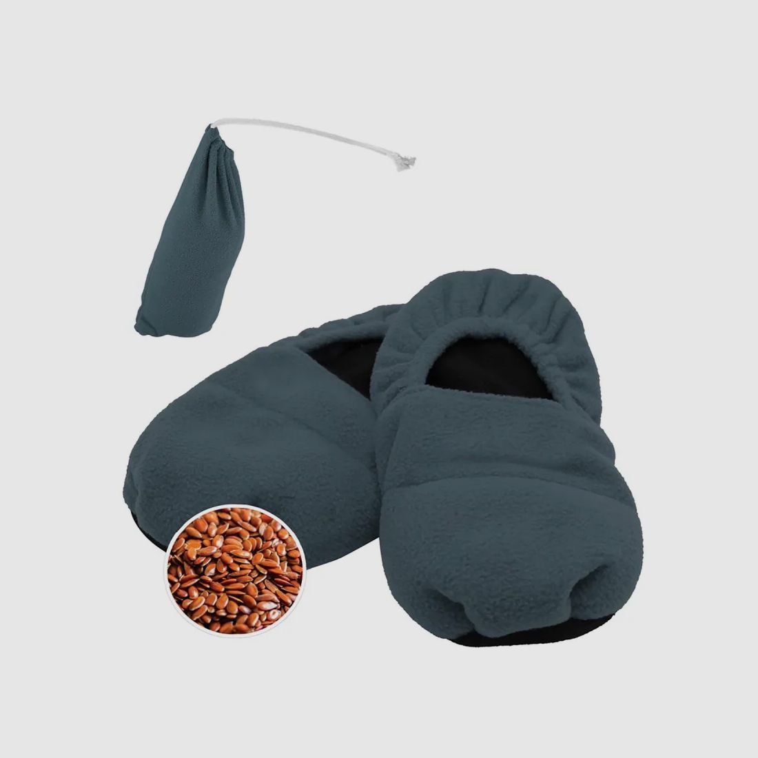 Damen Heizschuhe Grau - Niedrig geschnittene Textil Komfort, Bild 2 von 11