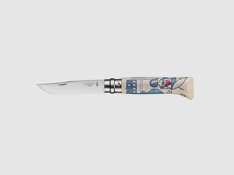 Opinel Taschenmesser No 08 rostfrei Edition FRANCE ! Ale Giorgini