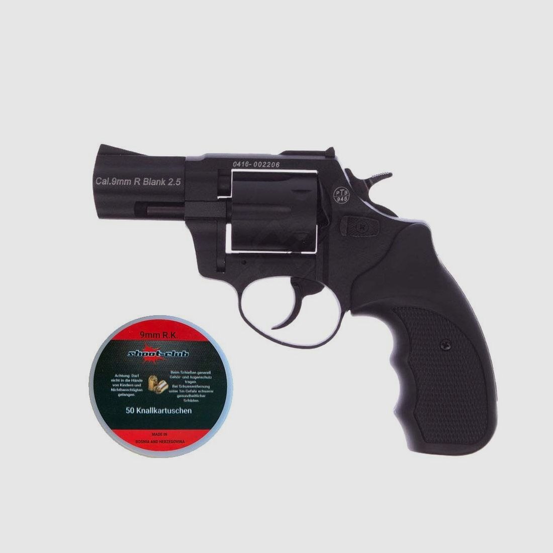 Zoraki Zoraki R1 2.5 inch blued set 9mm R.K.