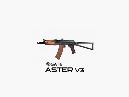 AKS-74UN Platinum Wersja Stalowa z Gate Aster V3 wolna od 18 Czarno/Drewno | E&L