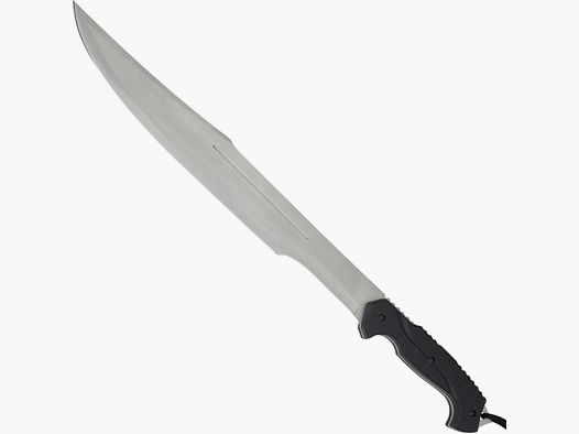 Machete rubber grip black with nylon sheath
