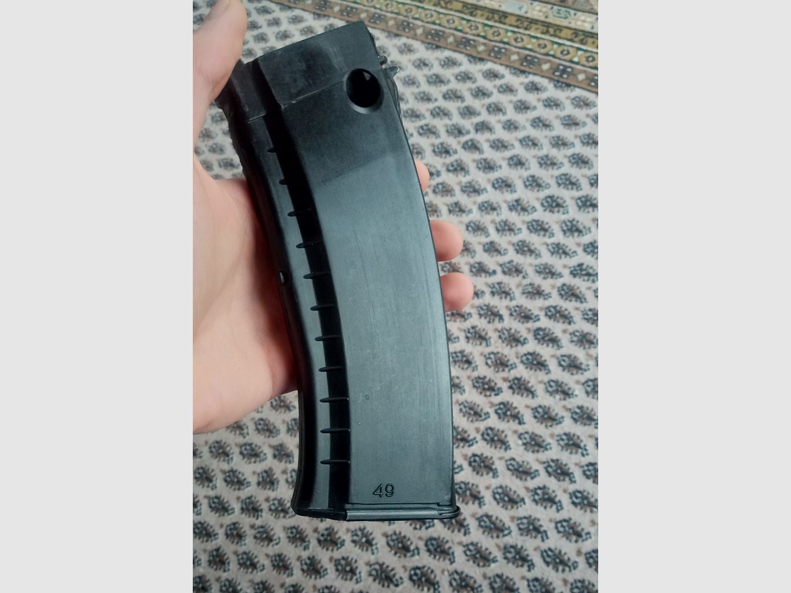 AK74 Tula Plum Deko Magazin (unbrauchbar/deaktiviert) für Yunker AKS-74u der russ-guns-de MWM Gillmann GmbH // Co2 AKSU Krinkov