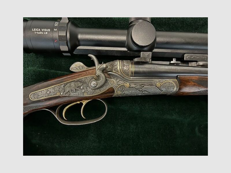 Ferlach Juch rifle de doble cañón