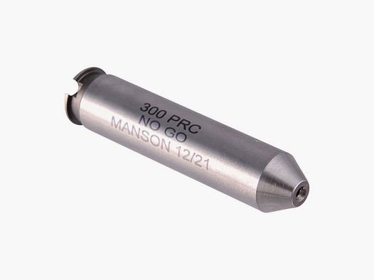 MANSON PRECISION Galga de headspace NO GO 300 PRC, acero (cartucho sin reborde)