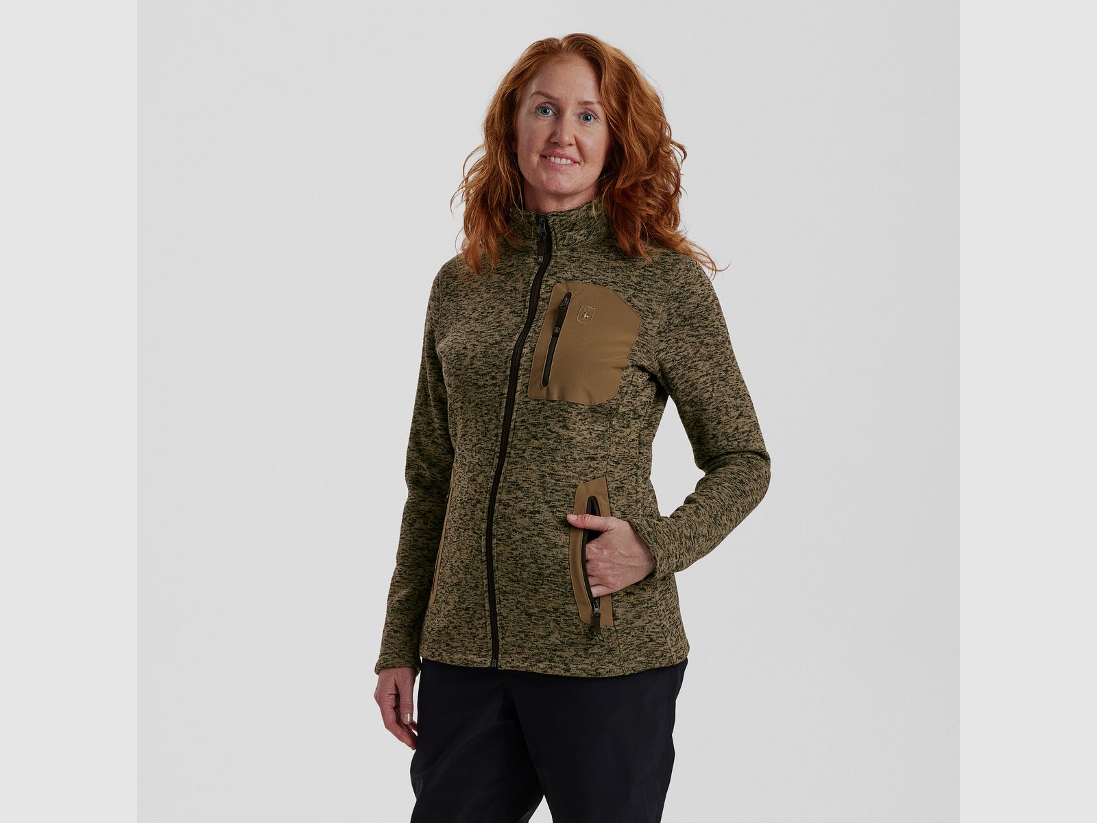 Lady Sarek sweter - Butternut melange - Rozmiar damski: 42