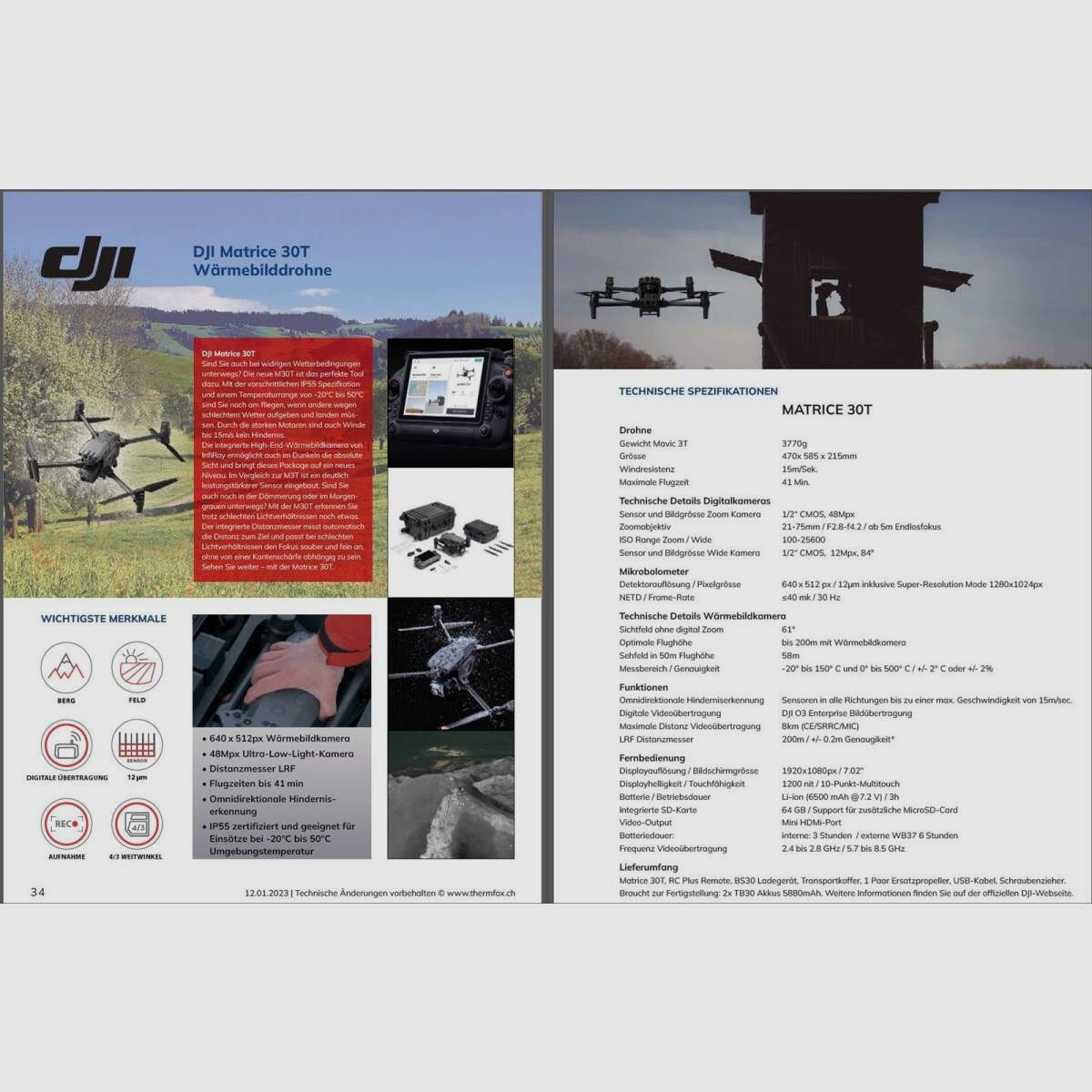 DJI Matrice 30T dron termowizyjny, zdjęcie 6 z 6