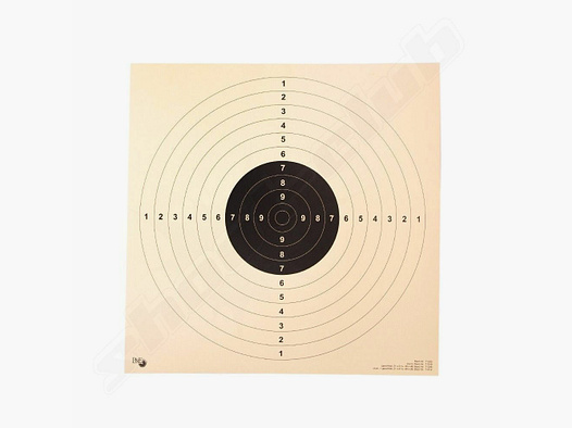 Pinnecke en Engelhardt 25 doel ISSF BDS DSB DSU BDMP VdRBw - 25/50/100m