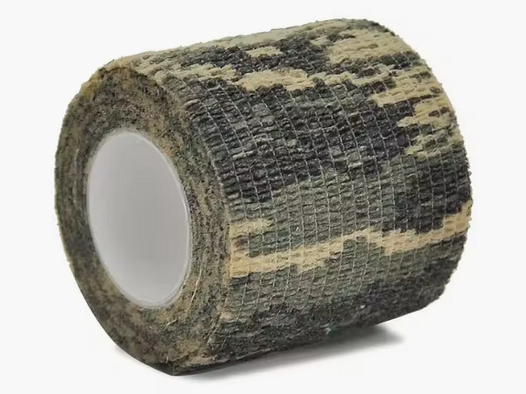 2 sztuki taśmy maskującej taśmy klejącej Stretchband Camo Form, usuwalna bez resztek 5cm x 4,80m