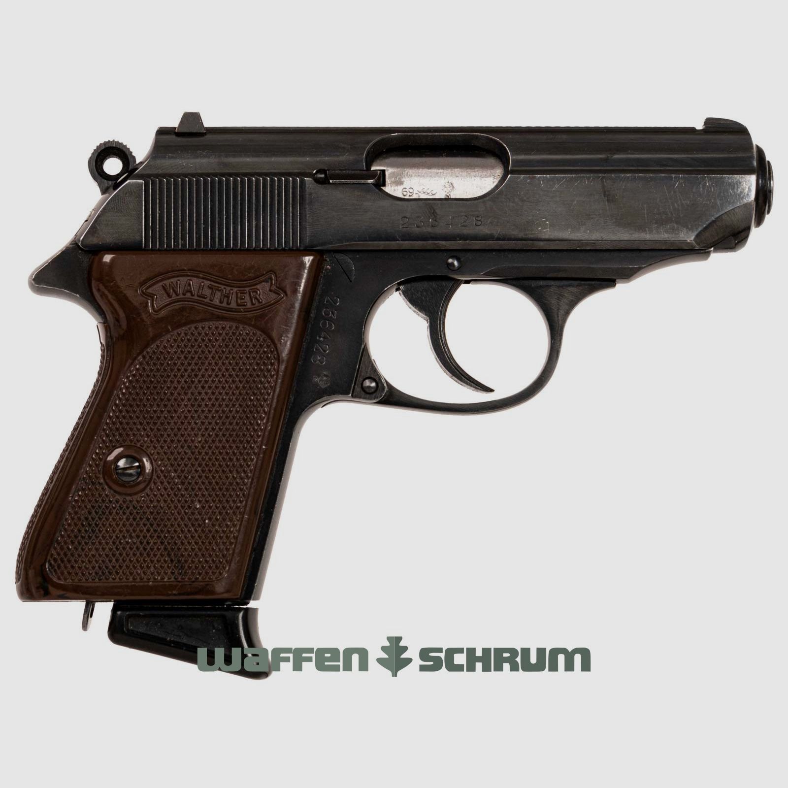 Walther PPK 7,65mm Browning, 2do cargador LL: 83 mm