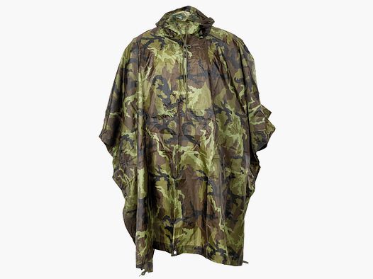 Poncho, Rip Stop, M 95 CZ camouflage, env. 144 x 223 cm