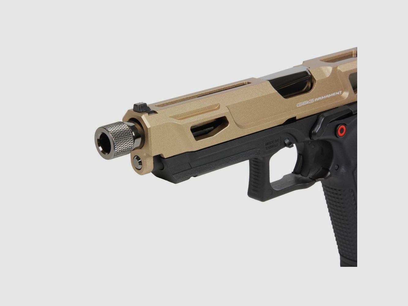 Replik Pistol GTP9 G G GBB Gas 0,9J MS DST Gold - Realismus und Präzision - Für leistungsstarkes Airsoft, Bild 4 von 6