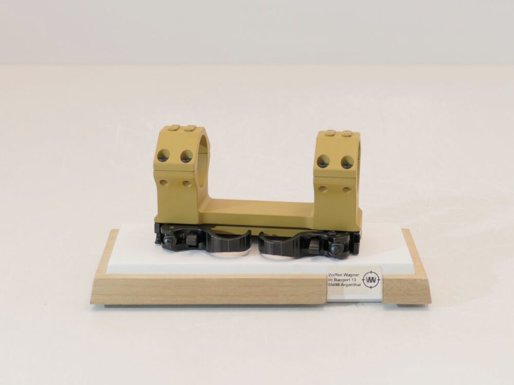 Recknagel Tac-Block mount 30° inclination Gen.2 + lever D34mm Ral.8000