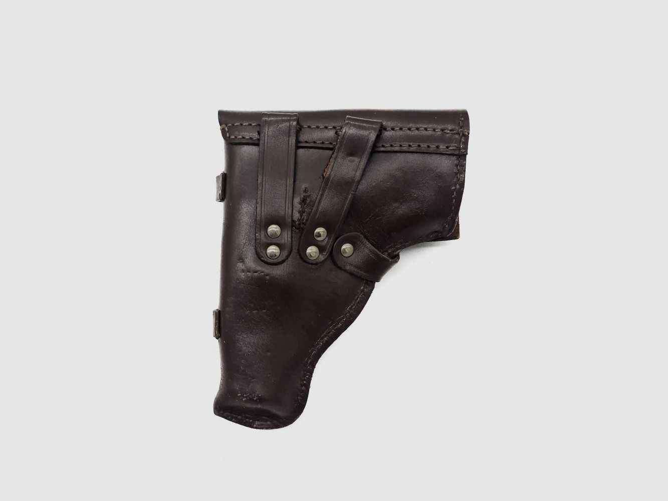 (außen) Makarov Originalholster aus rotem Leder, Bild 2 von 2