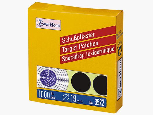 Schusspflaster von Avery Zweckform 19mm 1000 St. in zwei Farben