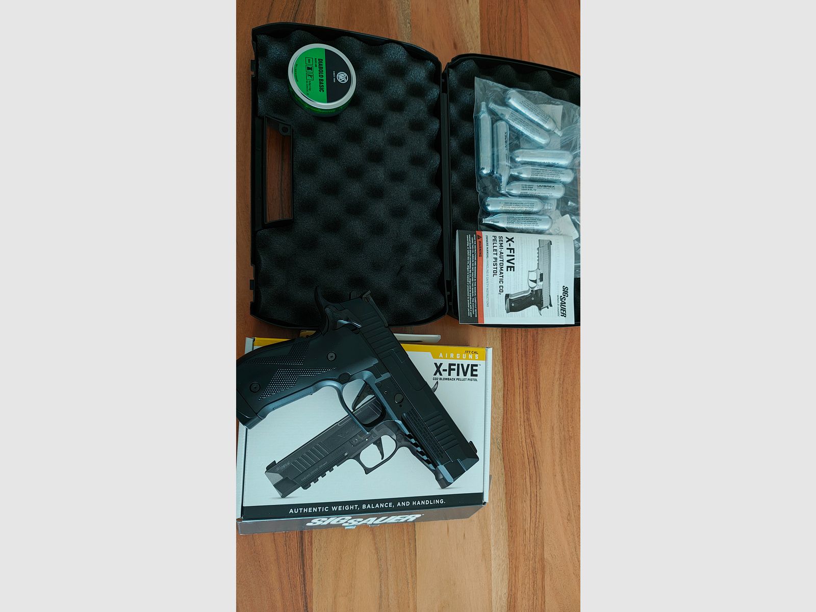 SIG SAUER P 320 X-Five BlowBack CO2 pistolet 4,5 mm