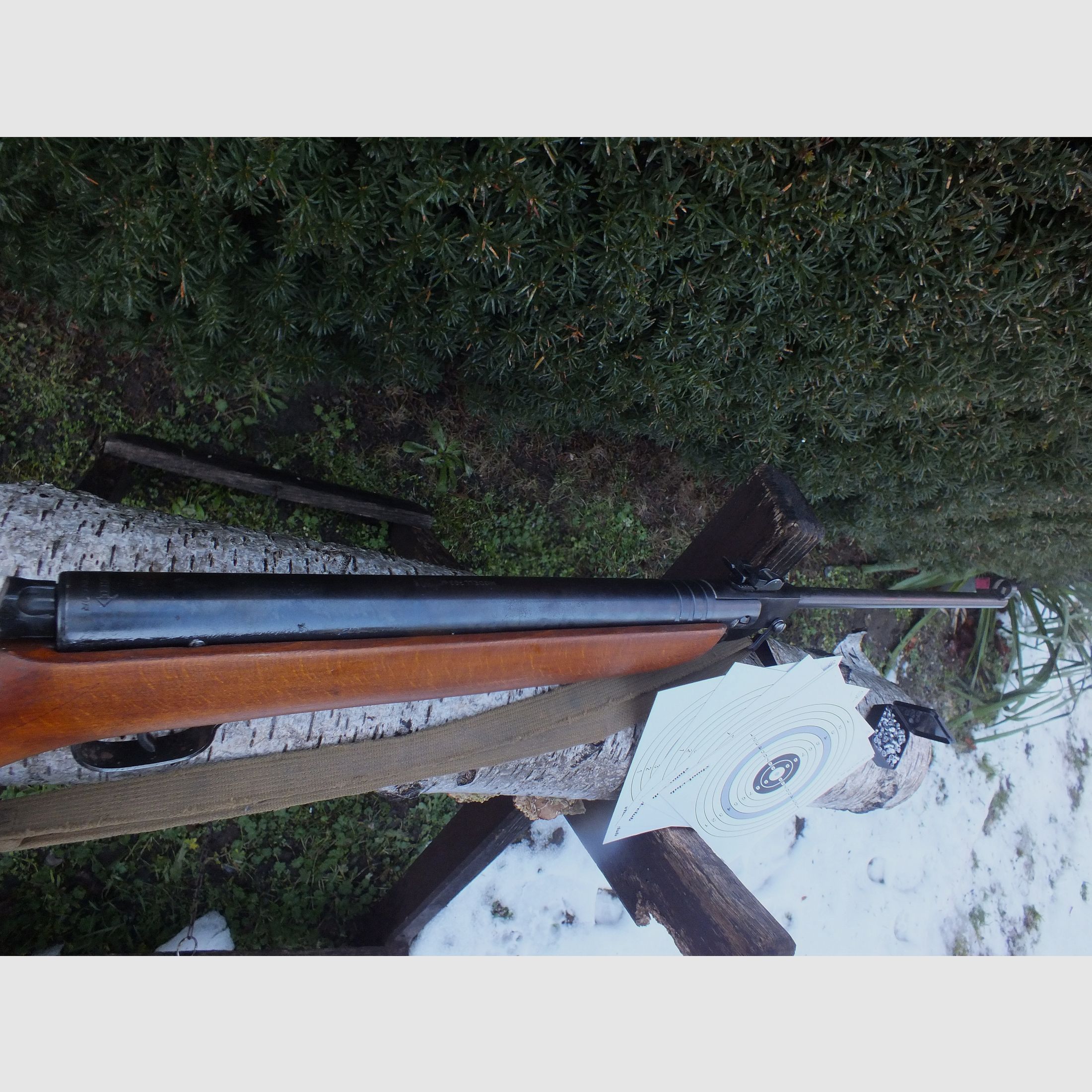 Luchtgeweer Haenel 303- 6 met draagriem