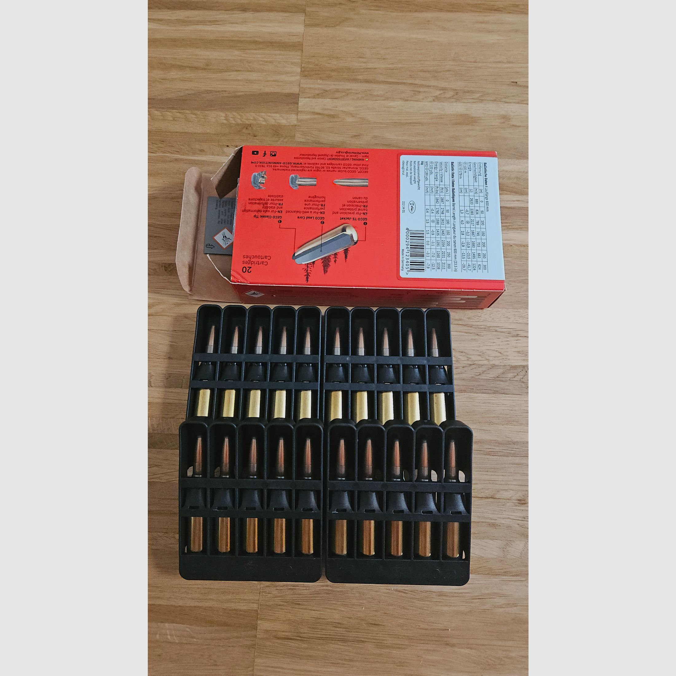 Municja myśliwska GECO Softpoint w .243 Win o wadze 6,8 g 105 gr