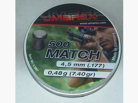 Match tête plate - 4,50 mm/0,48 g/7,4 gr (a500)
