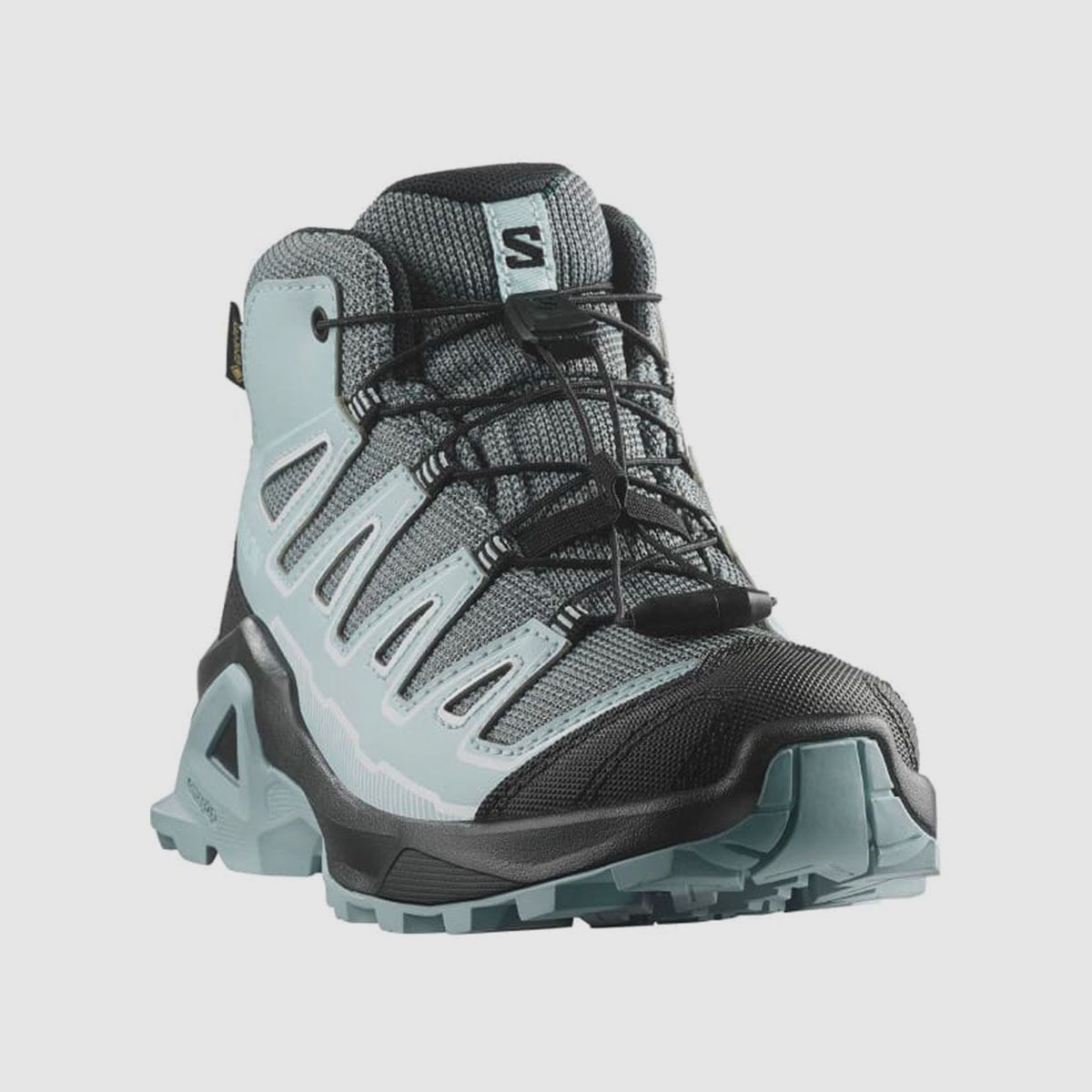 SALOMON – KINDER – X ULTRA MID GTX J Turbulence / Black / Tourmaline, afbeelding 3 van 6