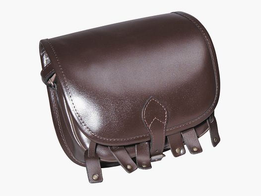 Calfskin leather hunting bag