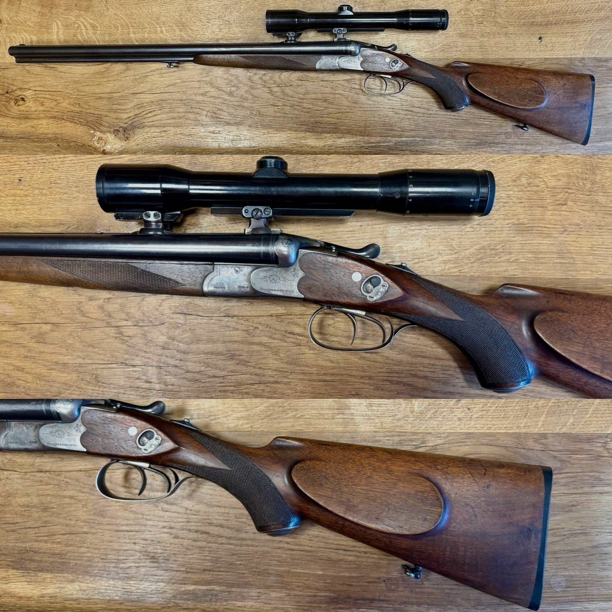 Sauer & Sohn Suhl Drilling with Zeiss Scope 1942