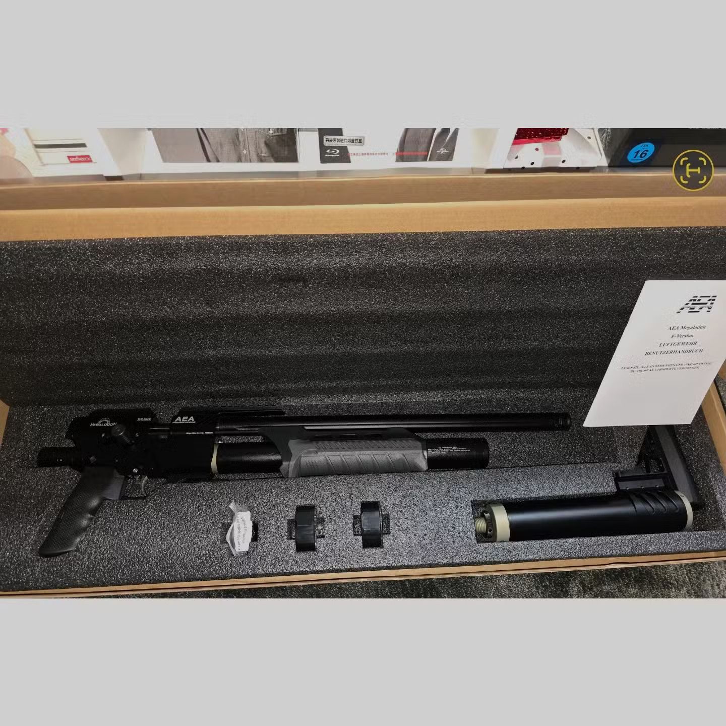 AEA Megalodon F-Serie 7,5 Joule, cal.50 Luftgewehr # Luftgewehr mit Zubehör & Rechnung # NEU & unbenutzt 