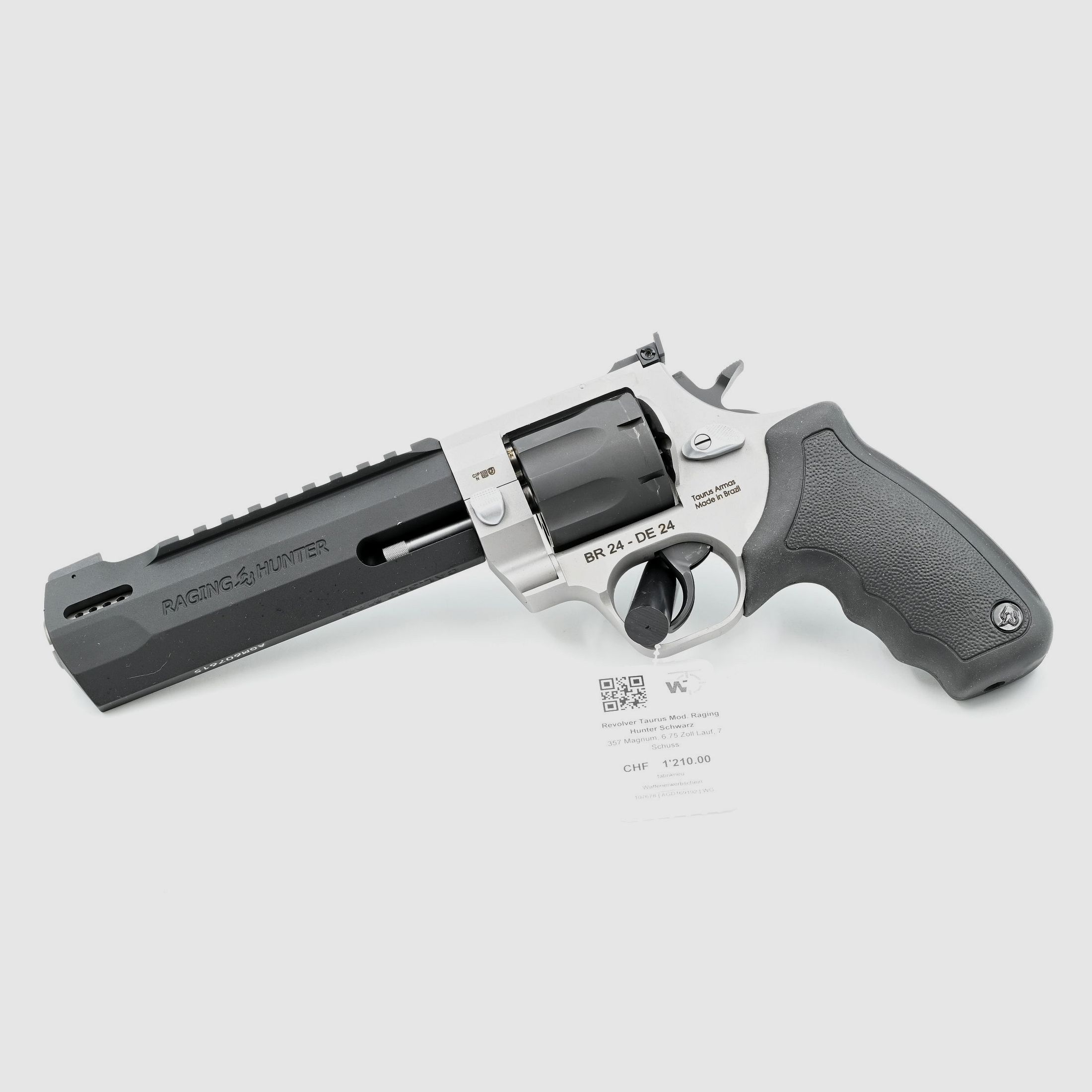 Revolver Taurus Raging Hunter, 2 Tone, .357 Magnum, 6.75″ Lauf, 7 Schuss, Bild 1 von 2